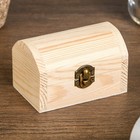 Шкатулка для росписи "Сундучок" 9х5,5х7 см - Фото 1