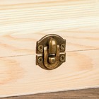 Шкатулка для росписи "Сундучок" 9х5,5х7 см - Фото 3