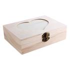 Шкатулка для росписи с фоторамкой «Сердце», 16.5×11.7×5 см, МИКС - Фото 6