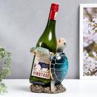 Сувенир подставка под бутылку полистоун "Морская черепаха" 19,5х12,5х12 см - фото 11012072