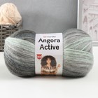 Пряжа "Angora Active" 20% шерсть, 80% акрил  500м/100гр (840 черн-сер-мор волна) - фото 21173800