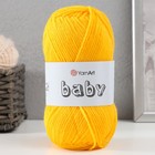 Пряжа "Baby" 100% акрил 150м/50гр (32 желтый) (комплект 5 шт) - фото 23123723