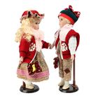 Кукла коллекционная "Парочка в кофточках со снежинкой" 40 см, набор из 2 штук - Фото 2