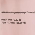 Пряжа "Velour" 100% микрополиэстер 170м/100г (865 рыжий) - фото 7324461