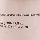 Пряжа "Velour" 100% микрополиэстер 170м/100г (867 светло-серый) - фото 6362955
