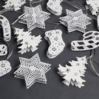 УЦЕНКА Гирлянда «Нить» 4 м с насадками «Новогодняя сказка», IP20, прозрачная нить, 20 LED, свечение мульти, 8 режимов, 220 В - Фото 7