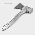 Молоток для мяса с топориком Доляна, 22 см, серый - Фото 2