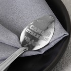 Ложка чайная с гравировкой «23 февраля», h=14 см - Фото 3