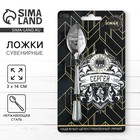 Ложка чайная именная «Сергей», 14×3 см - Фото 1