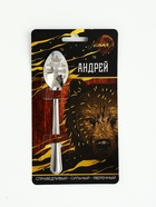 Ложка чайная именная «Андрей», 14×3 см - Фото 5