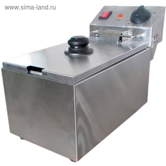 Фритюрница VIATTO HDF4J, 1680 Вт, 4 л, 1 котёл, регулировка температуры, серебристая - Фото 1