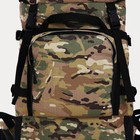 Рюкзак туристический, 40 л, отдел на молнии, 3 наружных кармана, Huntsman, цвет камуфляж - Фото 6