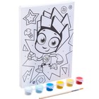 Картина по номерам для детей «Нолик», 21×15 см, Фиксики - Фото 4