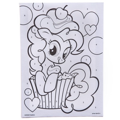 Картина по номерам для детей «Пинки Пай», 21×15 см, My Little Pony
