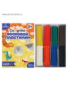 Пластилин мягкий (восковой) Calligrata, 8 цветов, 120 г - Фото 4