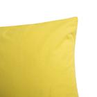 Наволочка Этель 70х70 см, цвет жёлтый, 100% хлопок, поплин, 125 г/м2 - Фото 2
