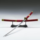 Сувенирное оружие «Катана», малиновые, в  полоску  ножны, вставка с обвязкой, 100см - фото 8642395