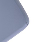 Трикотажная простыня на резинке 120х200х25см, голубой кулирка - Фото 2
