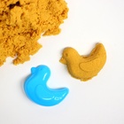 Кинетический песок 0.7 кг, оранжевый - Фото 3