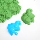 Кинетический песок 0.7 кг, изумрудный - Фото 3