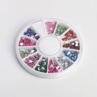 Набор фигурных страз для декора ногтей «Ты в тренде», 12 цветов - фото 6363346