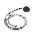 Душевая лейка со шлангом, гайки пластик, держатель, крепеж в комплекте. - Фото 3