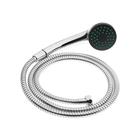 Набор для душа ZEIN Z0101, держатель для душа, шланг 150 см, гайки металл, лейка 1 режим - Фото 3