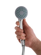 Набор для душа ZEIN Z0101, шланг 150 см, гайки металл, лейка 1 режим  (артикул 5149043)  большой выбор товаров оптом и в розницу по низким ценам с доставкой