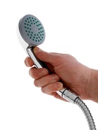 Набор для душа ZEIN Z0101, шланг 150 см, гайки металл, лейка 1 режим  (артикул 5149043)  большой выбор товаров оптом и в розницу по низким ценам с доставкой