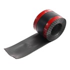 Накладка на пороги авто, цвет карбон, самоклеящаяся, 7×250 см - Фото 2