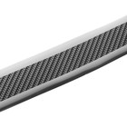 Накладка на пороги авто TORSO, цвет карбон с хромированной полосой, самоклеящаяся, 5×250 см - Фото 2