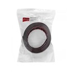 Накладка на пороги авто TORSO, цвет карбон с хромированной полосой, самоклеящаяся, 5×250 см - Фото 4