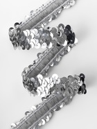 Тесьма декоративная с пайетками, на резинке, 2 см, 9 ± 0.5 м, цвет серебряный - Фото 2