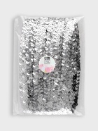 Тесьма декоративная с пайетками, на резинке, 2 см, 9 ± 0.5 м, цвет серебряный - Фото 5