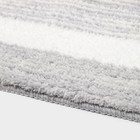 Коврик для дома Доляна «Тэри», 58×38 см, цвет серый - Фото 3