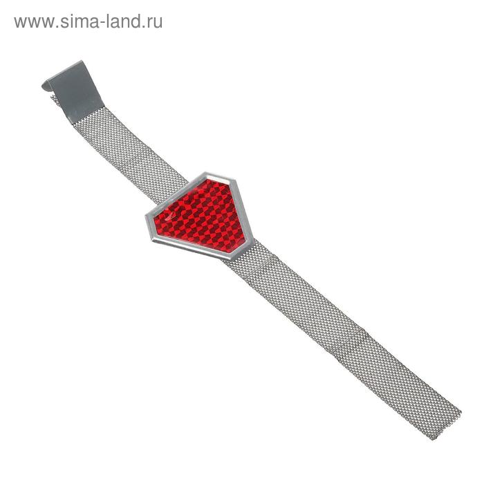 Антистатик автомобильный, 26 см, катафот, красный - Фото 1