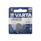 Батарейка литиевая Varta, CR1632-1BL, 3В, блистер, 1 шт. - фото 318432349