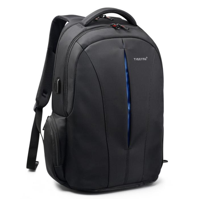Рюкзак с USB,  для ноутбука, Tigernu T-B3105 черный, 15