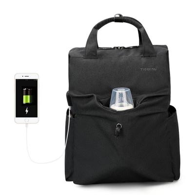 Рюкзак с USB,  Tigernu T-B3355 темно-серый, 14"
