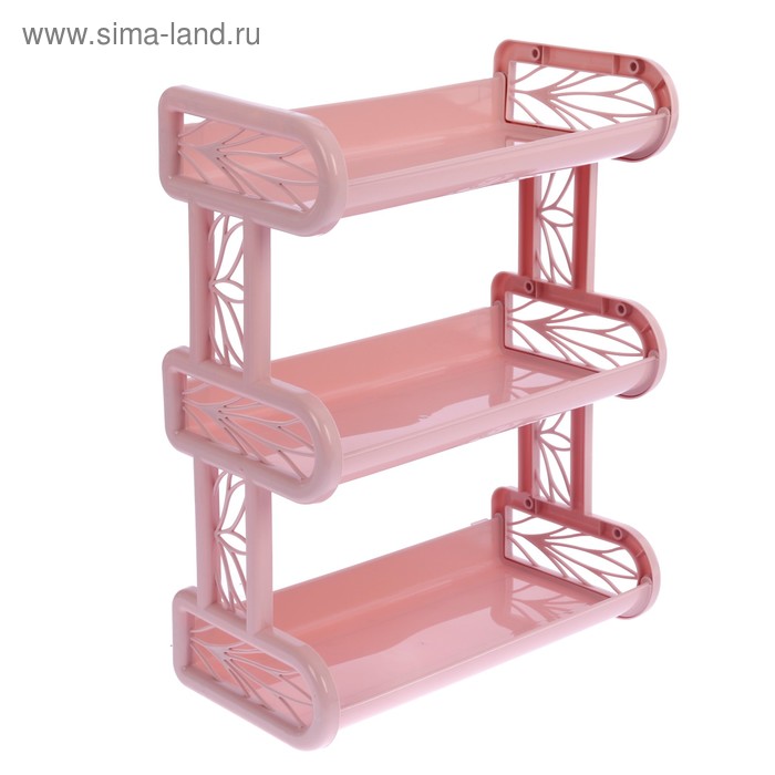 Полка навесная 3-секционнаяBranQ, 32×17,2×42 см, цвет МИКС - Фото 1