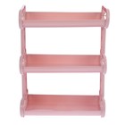 Полка навесная 3-секционнаяBranQ, 32×17,2×42 см, цвет МИКС - Фото 2