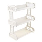 Полка навесная 3-секционнаяBranQ, 32×17,2×42 см, цвет МИКС - Фото 6