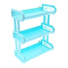 Полка навесная 3-секционнаяBranQ, 32×17,2×42 см, цвет МИКС - Фото 7