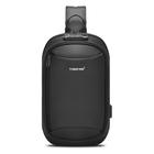Рюкзак с USB,  молодежный, на одной лямке Tigernu T-S8100A черный, 7.9" - Фото 2