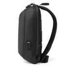 Рюкзак с USB,  молодежный, на одной лямке Tigernu T-S8100A черный, 7.9" - Фото 3
