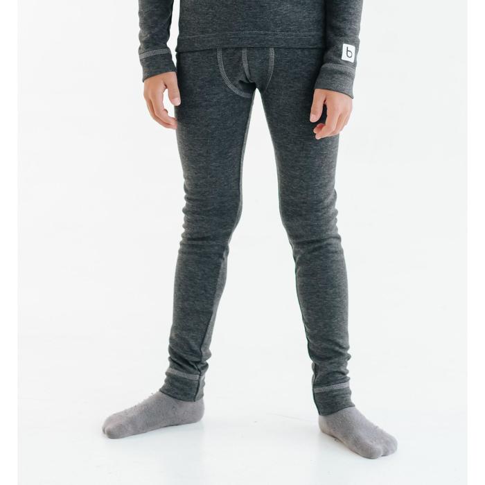 Термобелье-брюки для мальчиков «Даниэль», рост 110 см, цвет тёмно-синий меланж