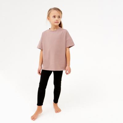 Лосины для девочки MINAKU: Casual Collection KIDS, чёрные, рост 104 см