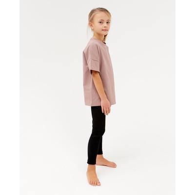 Лосины для девочки MINAKU: Casual Collection KIDS, чёрные, рост 110 см