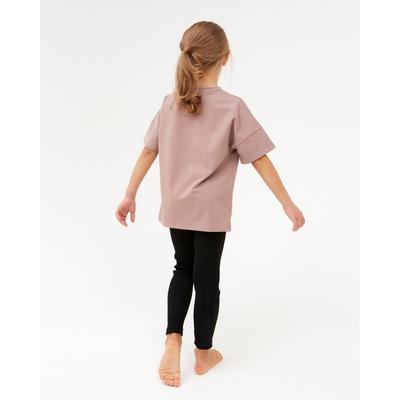 Лосины для девочки MINAKU: Casual Collection KIDS, чёрные, рост 110 см