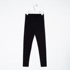 Лосины для девочки MINAKU: Casual Collection KIDS, чёрные, рост 110 см - Фото 7
